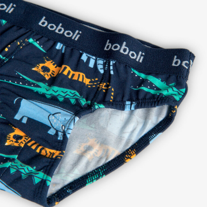 деталь Sada chlapeckých boxerek ve žluté, modré a dalších barvách BOBOLI