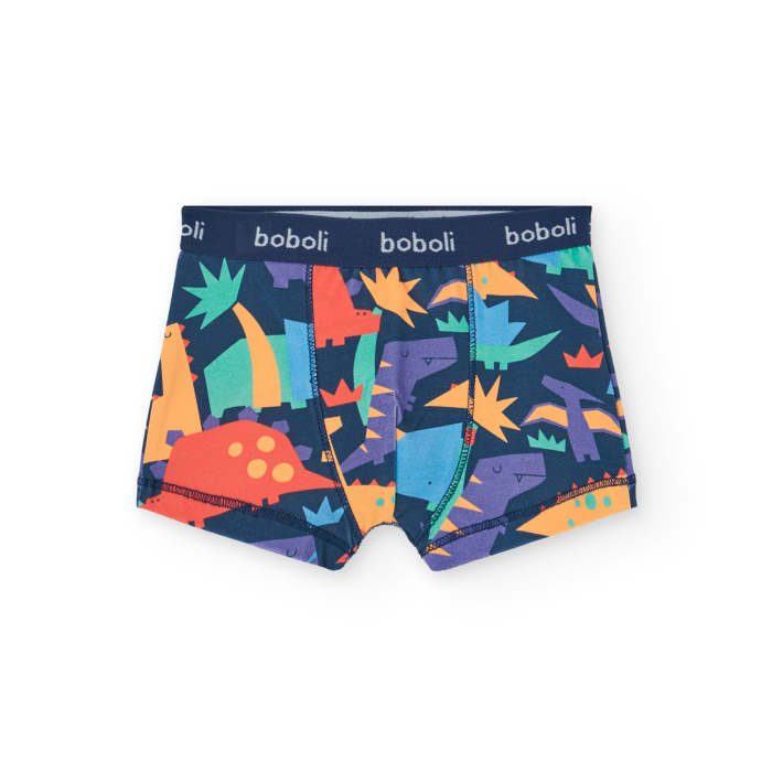 деталь Chlapecké bavlněné boxerky – sada 3 kusů s dinosaury BOBOLI