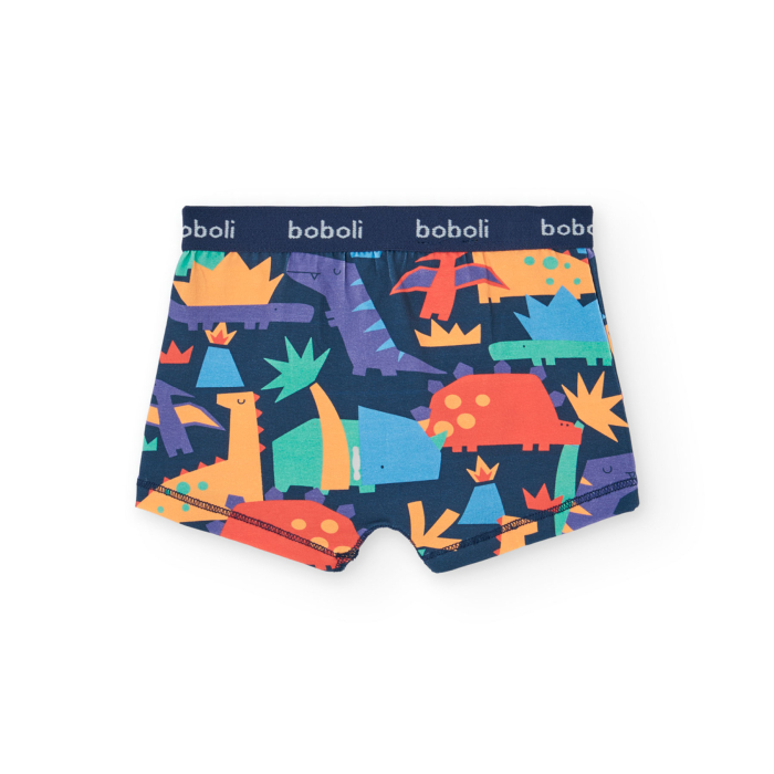 деталь Chlapecké bavlněné boxerky – sada 3 kusů s dinosaury BOBOLI