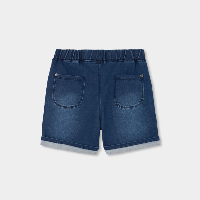 деталь Ways chlapecké šortky denim modré BOBOLI