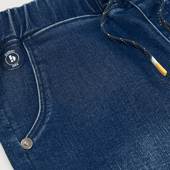 деталь Ways chlapecké šortky denim modré BOBOLI