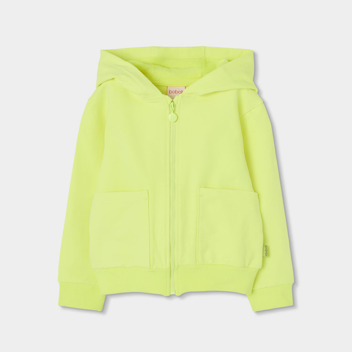 деталь Unisex mikina na zip s kapucí BOBOLI