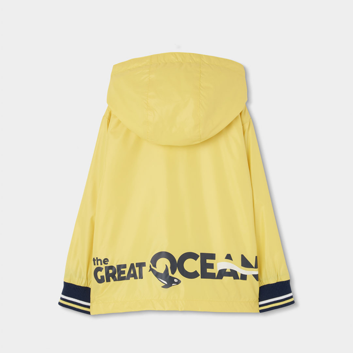 деталь Chlapecká nepromokavá parka s kapucí BOBOLI