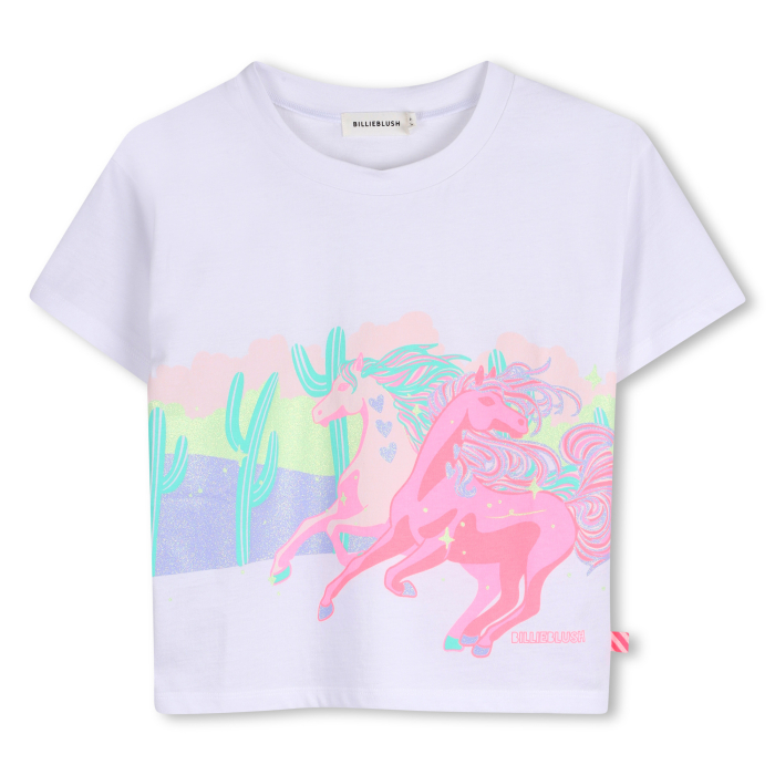 деталь Dívčí triko s třpytkami, Large fit, volný střih BILLIEBLUSH