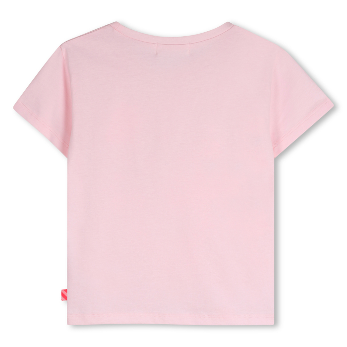деталь Dívčí tričko , flitry, žerzej, comfort fit, krátký rukáv BILLIEBLUSH