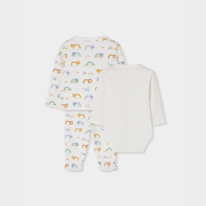 деталь Unisex kojenecká souprava – krémová BOBOLI
