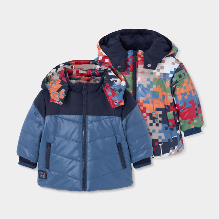 деталь Chlapecká oboustranná parka BOBOLI