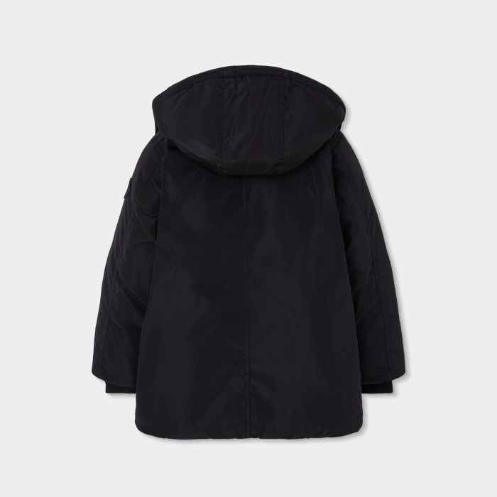 деталь Chlapecká černá parka BOBOLI