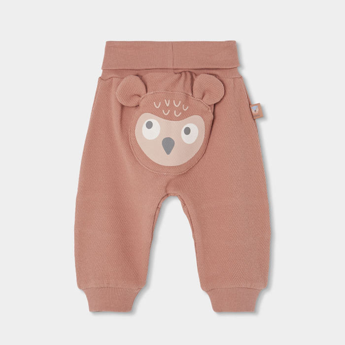 деталь Unisex baby souprava – rezavá BOBOLI