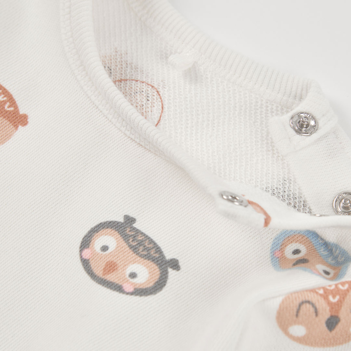 деталь Unisex baby souprava – rezavá BOBOLI