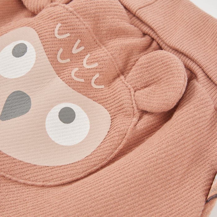 деталь Unisex baby souprava – rezavá BOBOLI