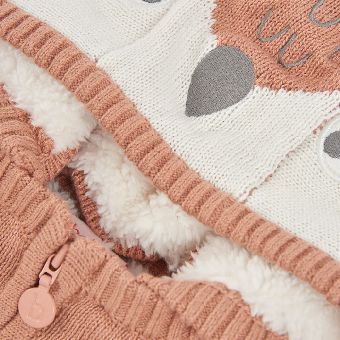 деталь Unisex baby kardigan – barevný BOBOLI