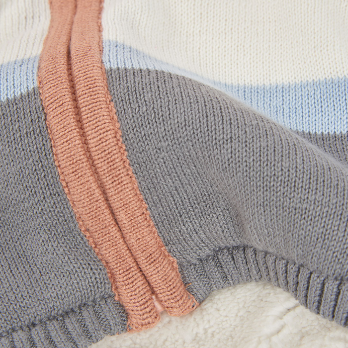 деталь Unisex baby kardigan – barevný BOBOLI