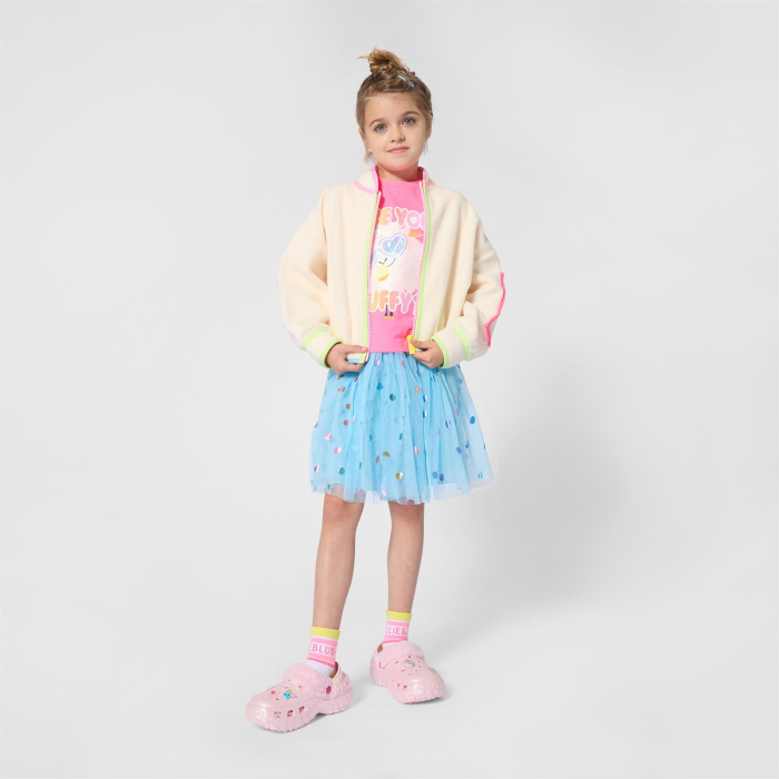 деталь Dívčí cardigan na zip BILLIEBLUSH