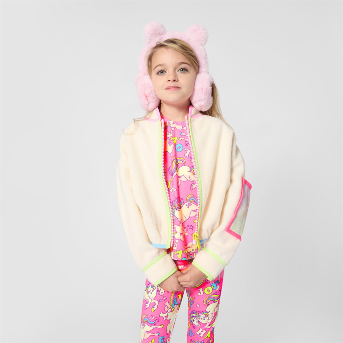 деталь Dívčí cardigan na zip BILLIEBLUSH