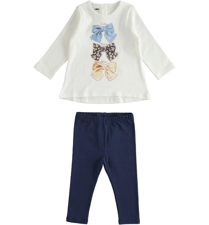 деталь Dětský dívčí set - tričko a legíny IDO