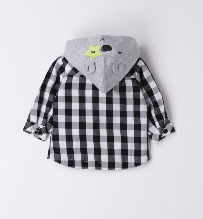 деталь Dětská chlapecká košilka s kapucí IDO