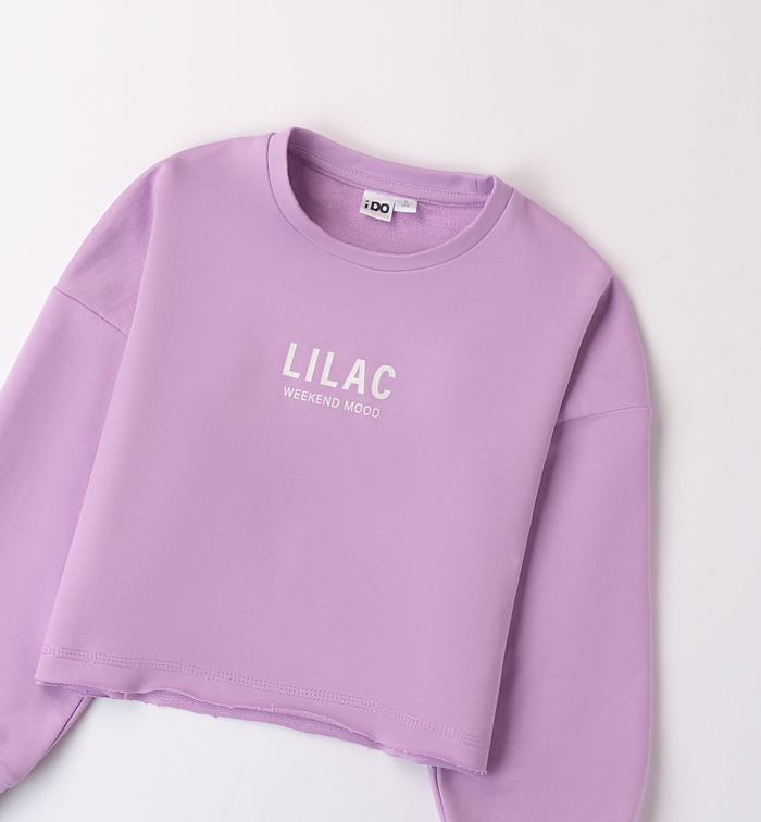 деталь Bavlněná dívčí mikina crop IDO