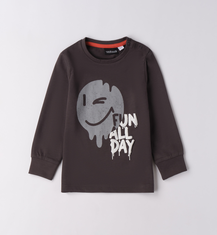 деталь Chlapecké tričko s potiskem FUN ALL DAY SARABANDA