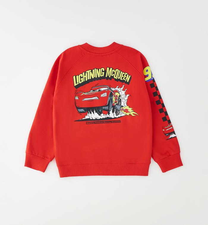 деталь Chlapecká mikina Cars Lightning McQueen IDO