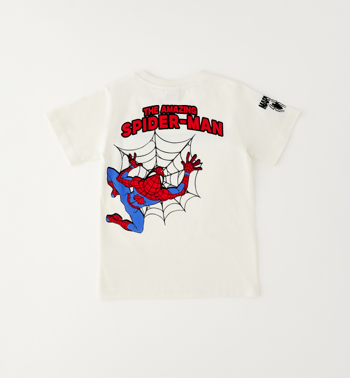 деталь Chlapecké tričko Spider-Man s dlouhým rukávem IDO