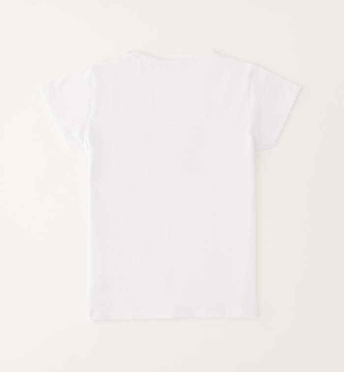 деталь Dívčí bílé tričko s výrazným nápisem SARABANDA