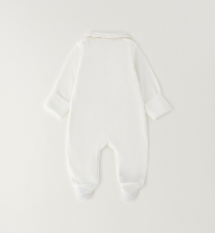 деталь Unisex kojenecký overal s chodidly IDO