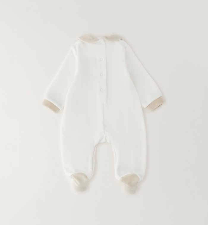 деталь Unisex kojenecký overal s chodidly IDO
