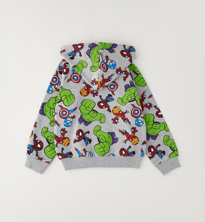 деталь Chlapecká mikina na zip s kapucí Marvel Avengers IDO