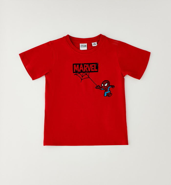 деталь Chlapecké bavlněné tričko Marvel Spider-Man IDO