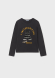 деталь Long sleeve sequinned T-shirt for girls