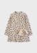 деталь Dívčí béžové žakárové šaty s plyšovou kabelkou MAYORAL