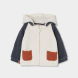 деталь Unisex baby bunda – krémová BOBOLI