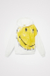 предварительный просмотр Dívčí mikina s kapucí a s velkým potiskem Smiley DESIGUAL