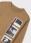 предварительный просмотр T-shirt with long sleeves with a skate motif for a boy ECOFRIENDS