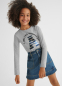 предварительный просмотр Long sleeve sequinned T-shirt for girls
