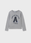 предварительный просмотр Long sleeve sequinned T-shirt for girls