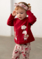 предварительный просмотр Dívčí třídílná souprava trička, legín a čelenky MAYORAL