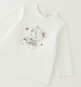 предварительный просмотр Dívčí kojenecké tričko s dlouhým rukávem IDO