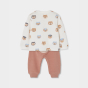 предварительный просмотр Unisex baby souprava – rezavá BOBOLI