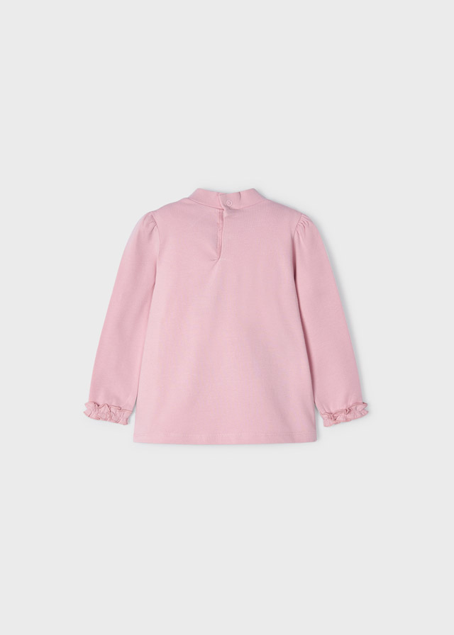 деталь T-shirt with a stand-up collar for a baby ECOFRIENDS