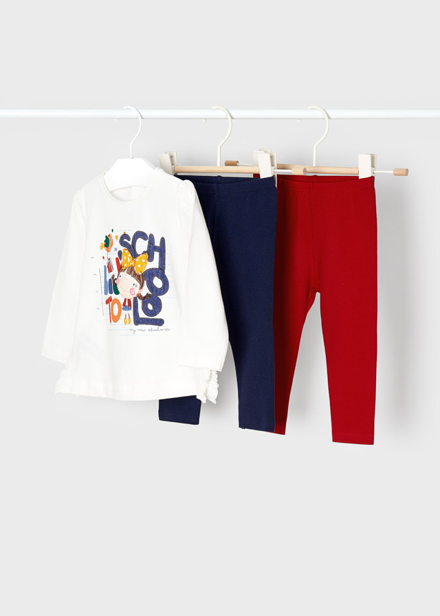 деталь 3-piece set with leggings for babies ECOFRIENDS