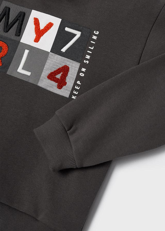деталь Sweatshirt with embroidery for a boy