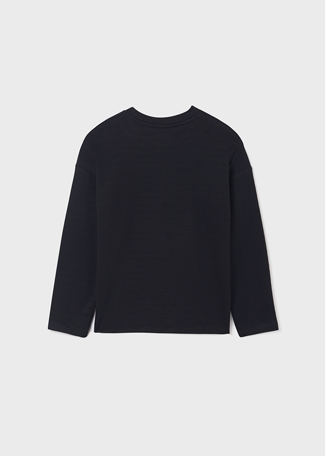 деталь ECOFRIENDS long-sleeved t-shirt for a boy