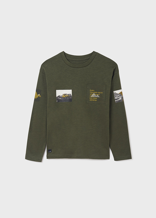 деталь T-shirt for boy brothers ECOFRIENDS collection