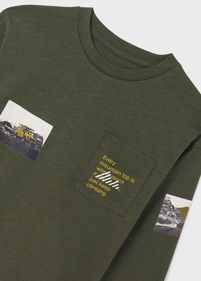 деталь T-shirt for boy brothers ECOFRIENDS collection