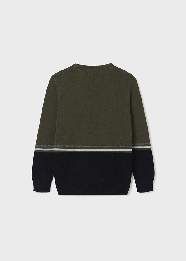 деталь Sweater with colorful stripes for a boy