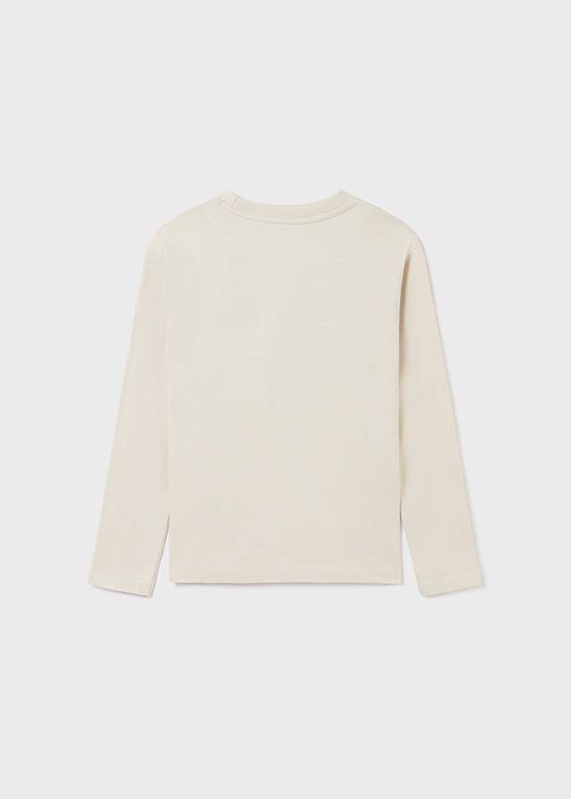 деталь ECOFRIENDS long-sleeved t-shirt for a boy