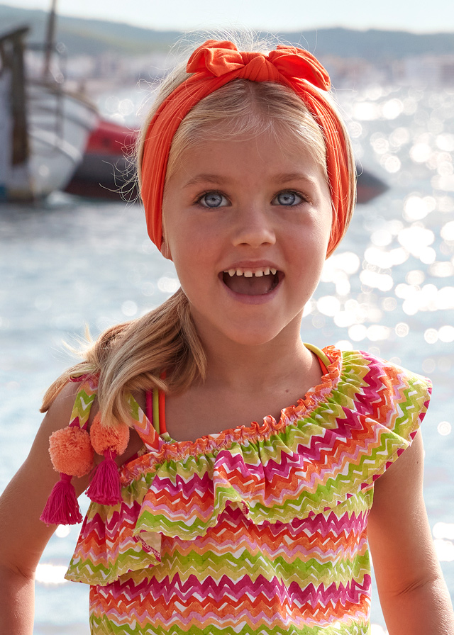 деталь Asymetrický dívčí overal MAYORAL