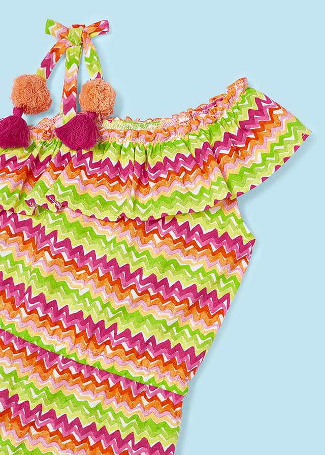 деталь Asymetrický dívčí overal MAYORAL